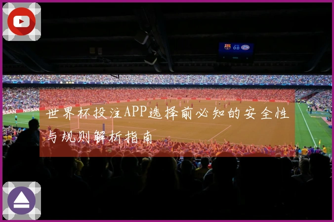 世界杯投注APP选择前必知的安全性与规则解析指南