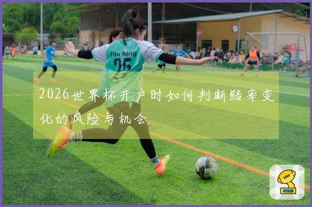 2026世界杯开户时如何判断赔率变化的风险与机会